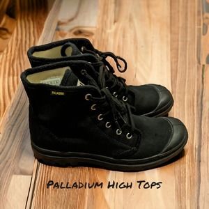 Copy - Black Palladium Pampa Boots Hi Originale Combat High Tops Canvas M8.5 W10